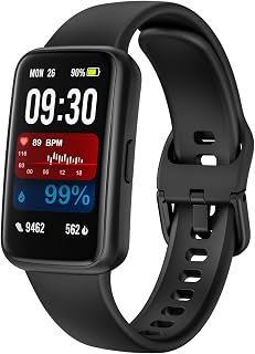 Fitness Trackers,Smart Watch with 1.47" Color Screen,100+Sport Modes Fitness Watch with Heart Rate Sleep Monitor, Pedometer Step Counter Watch, 3TAM Waterproof Activity Trackers for Women Men,BK