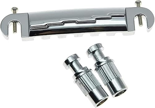 Miniatura 8 de Dopro Cola de puente envolvente para guitarra eléctrica negra para Les Paul LP Junior