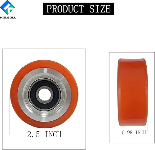 Miniatura 3 de Paquete de 20 rodillos y sellos 70298701P compatibles con HUEBSCH Speed Queen IPSO Rodamiento de rodillos de soporte para secadora 70568201