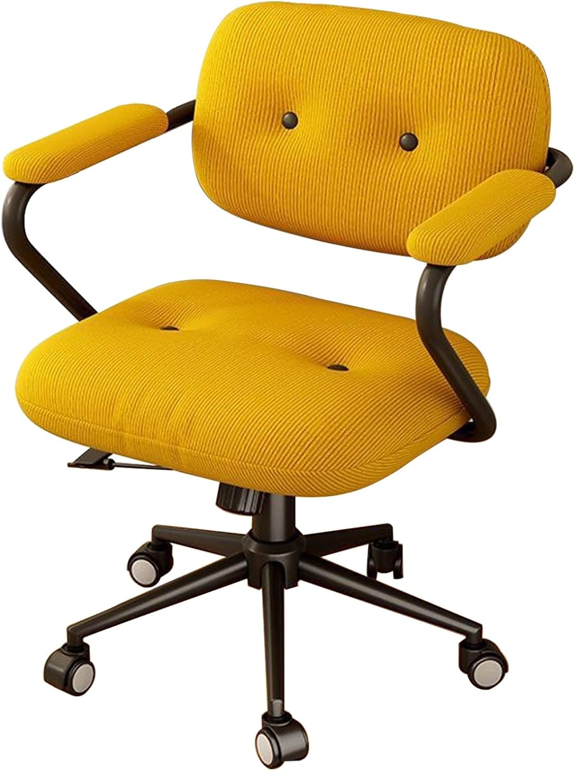 エグゼクティブチェア,オフィスチェア,事務用,作業用,昇降機能,回転可能,キャスター付き,おしゃれ,機能性,高品質,ブラック エグゼクティブデスクチェア、快適な小型オフィスチェア、調節可能なコンピューターチェア、布張りゲーミングチェア、レジャー読書椅子、ホー