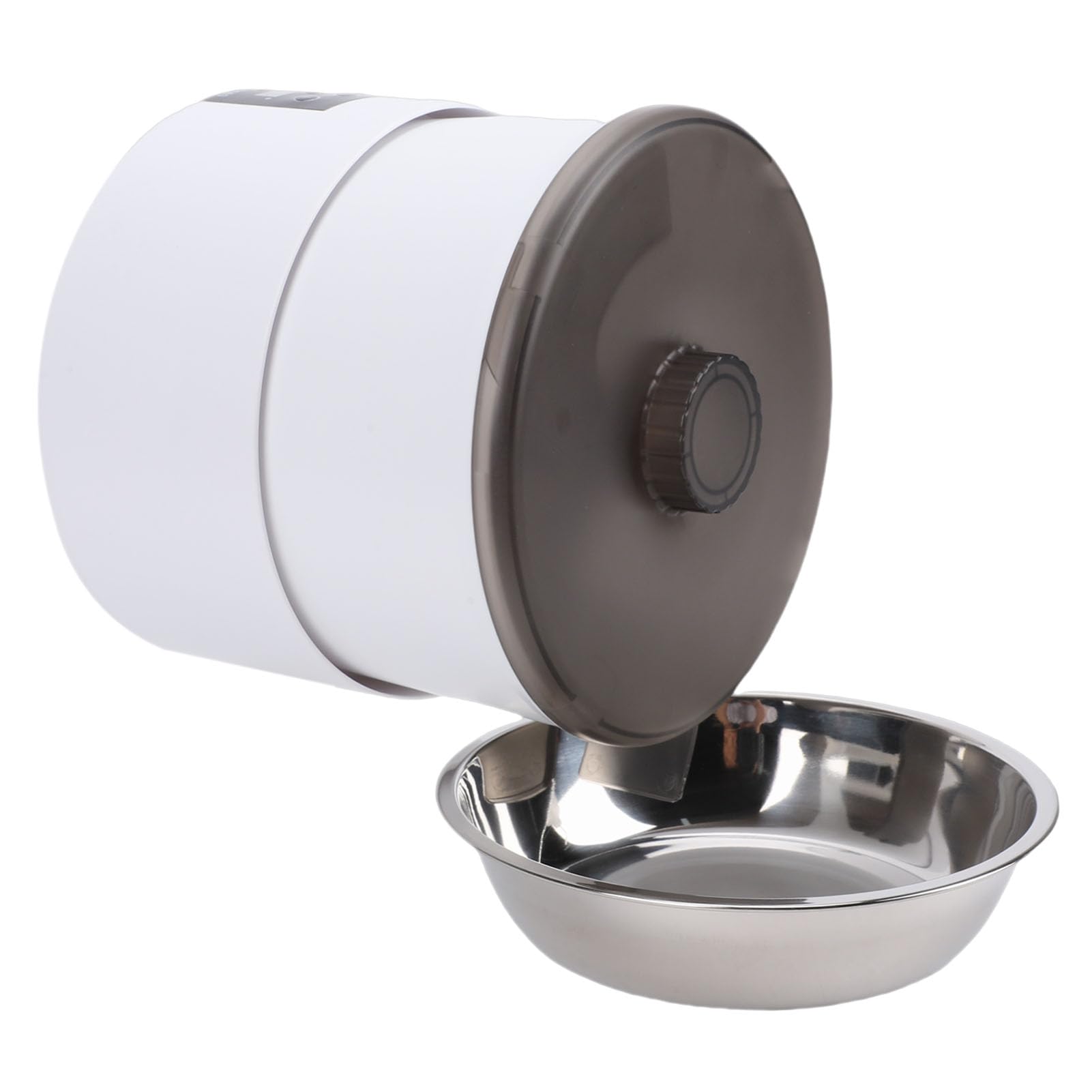 Dispensador de Comida para Gatos Timed de 4L, Alimentador de Mascotas Montado en la Pared Basado en la Nube para Gatos y Perros