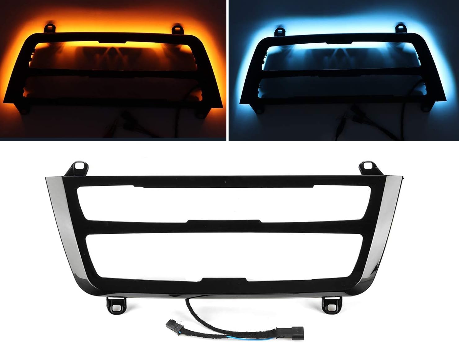 Striscia luminosa per illuminazione ambientale compatibile con BMW 3 4 Series F30 F31 F34 F82 M3 M4 Luce ambientale (Nero)