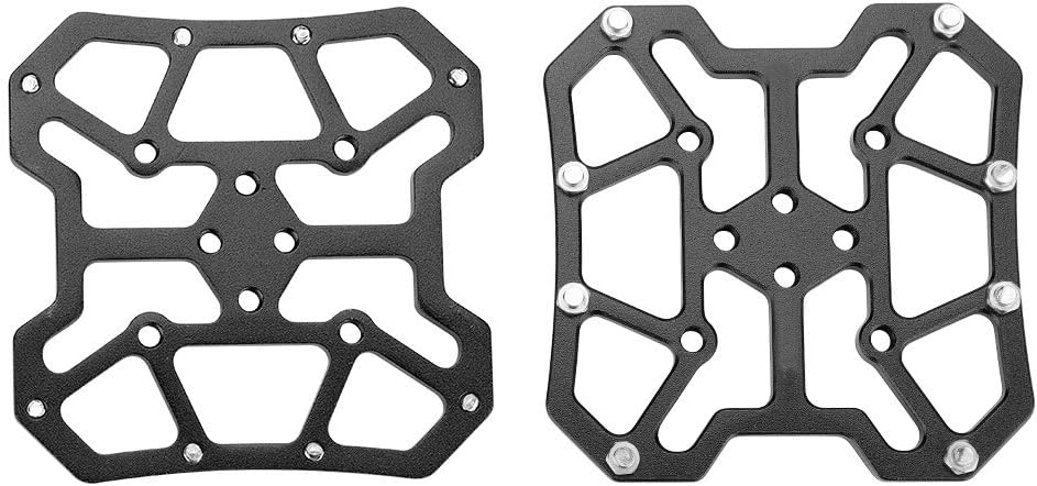 Adaptateurs DEWIN SPD – Plateforme En Alu Pour Pédales Auto, Noir, 9x9 Cm