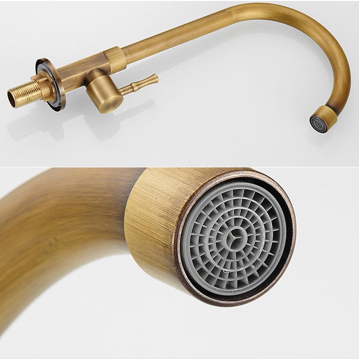 Rubinetto Retrò Per Esterni Verticale Girevole Monocomando Stile Retrò Solo Per Acqua Fredda Multifunzionale Adatto Per Lavabo