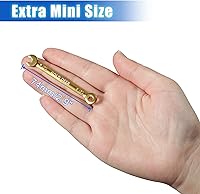 Vista 5 de Juego de 20 llaves pequeñas chapadas de color, métricas estándar y SAE de 5/32"-7/16" y 0.157-0.433 in, juego de llaves pequeñas extra delgadas