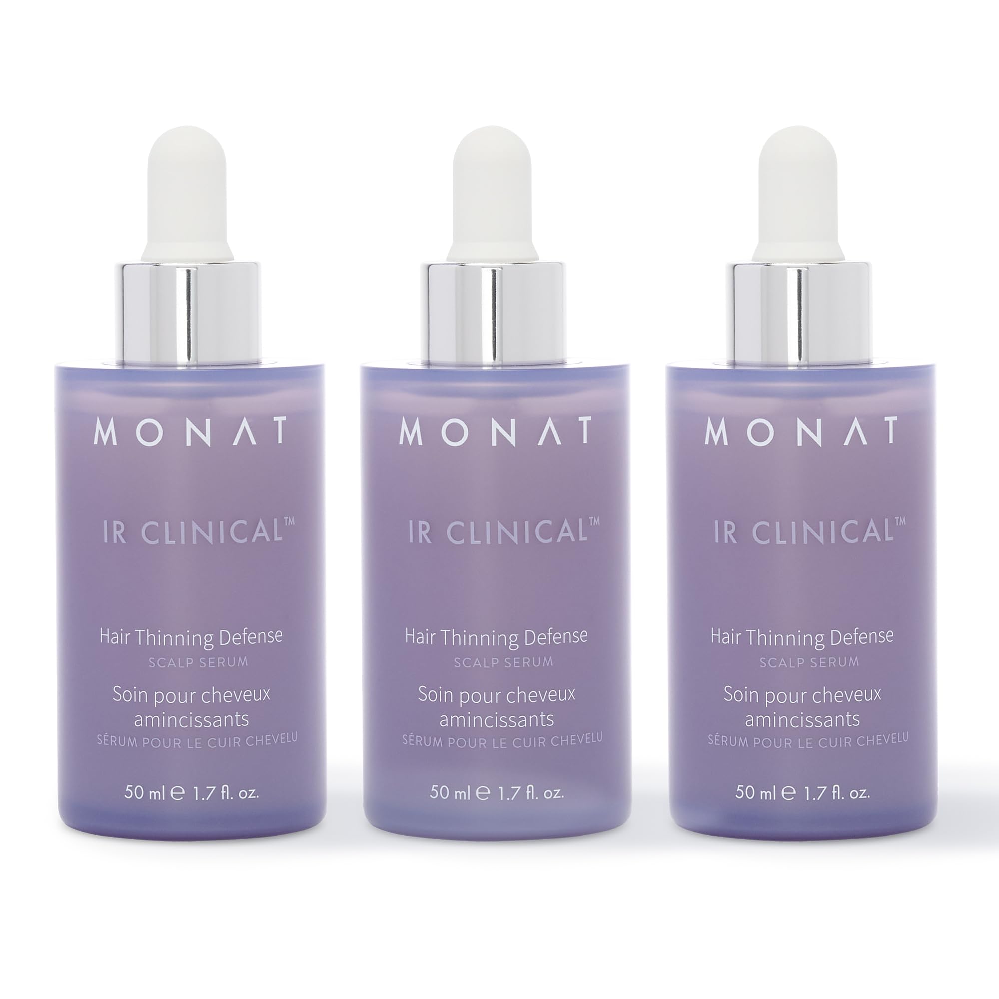 IR Clinical™ Hair Thinning Defense Serum – 3-Month Supply – Nourishes Scalp, Reduces Breakage, Boosts Hair Density, and Supports Thicker, Fuller-Looking Hair with Lightweight, Non-Greasy Formula