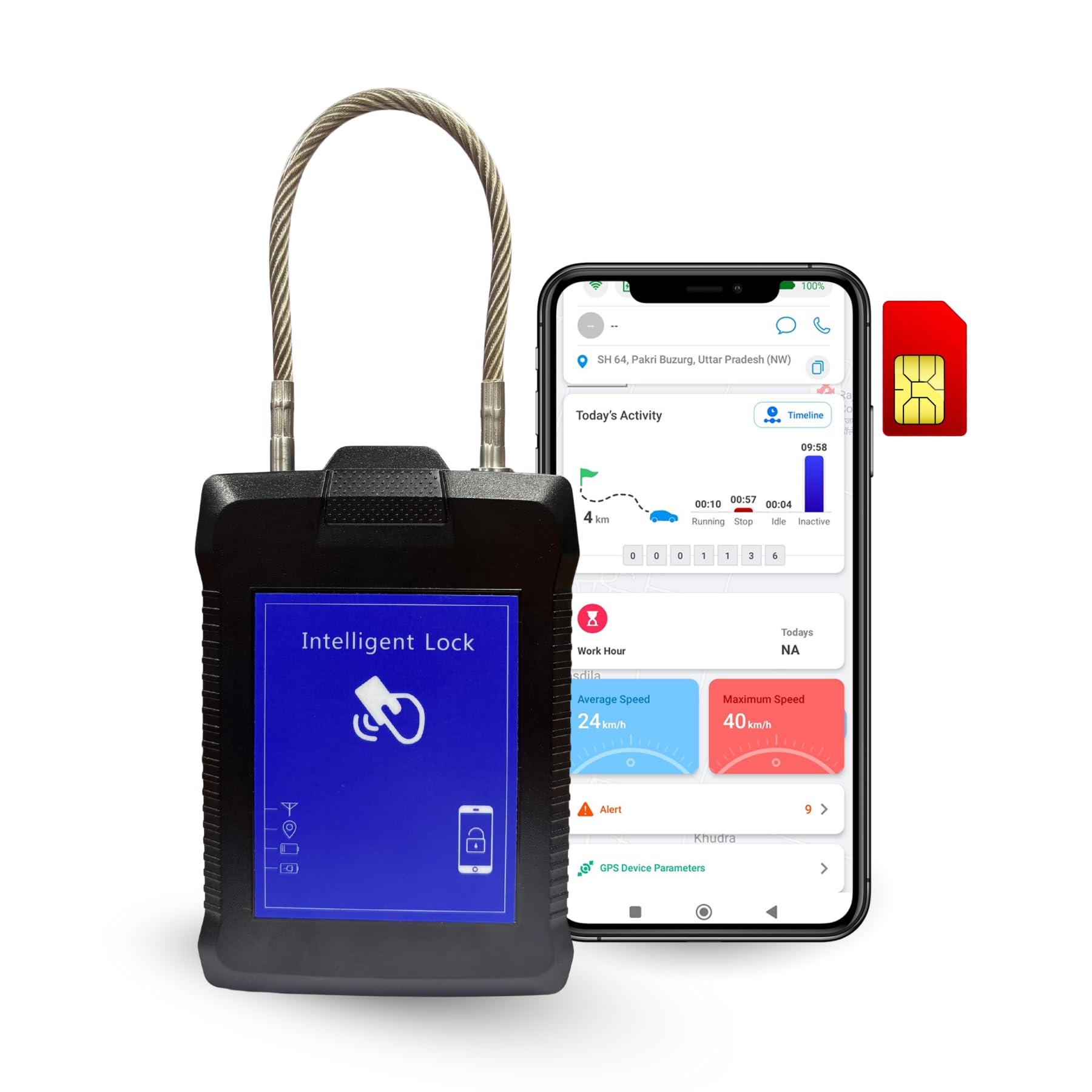 FeTaca E-Lock GPS Tracker: Advanced Waterproof Door Locker for Assets, Trucks, Containers and Heavy Vehicles with Enhanced Security and Real-Time Tracking Including 1 Year SIM Data-image-26