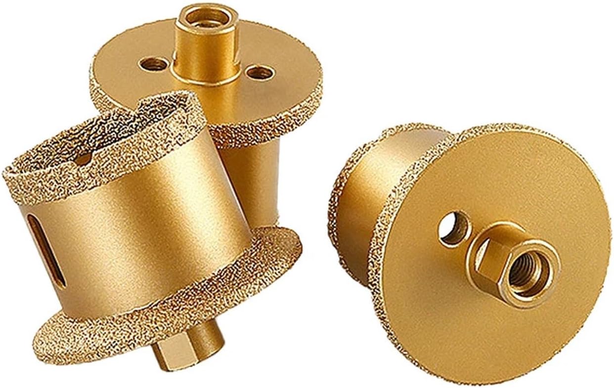 M14 5/8-11 Sink/Washbasin Basin Opener for Porcelain Marble Ceramic Tile Granite Stone 1Pcs(M14 Thread Shank,40mm-60mm)
