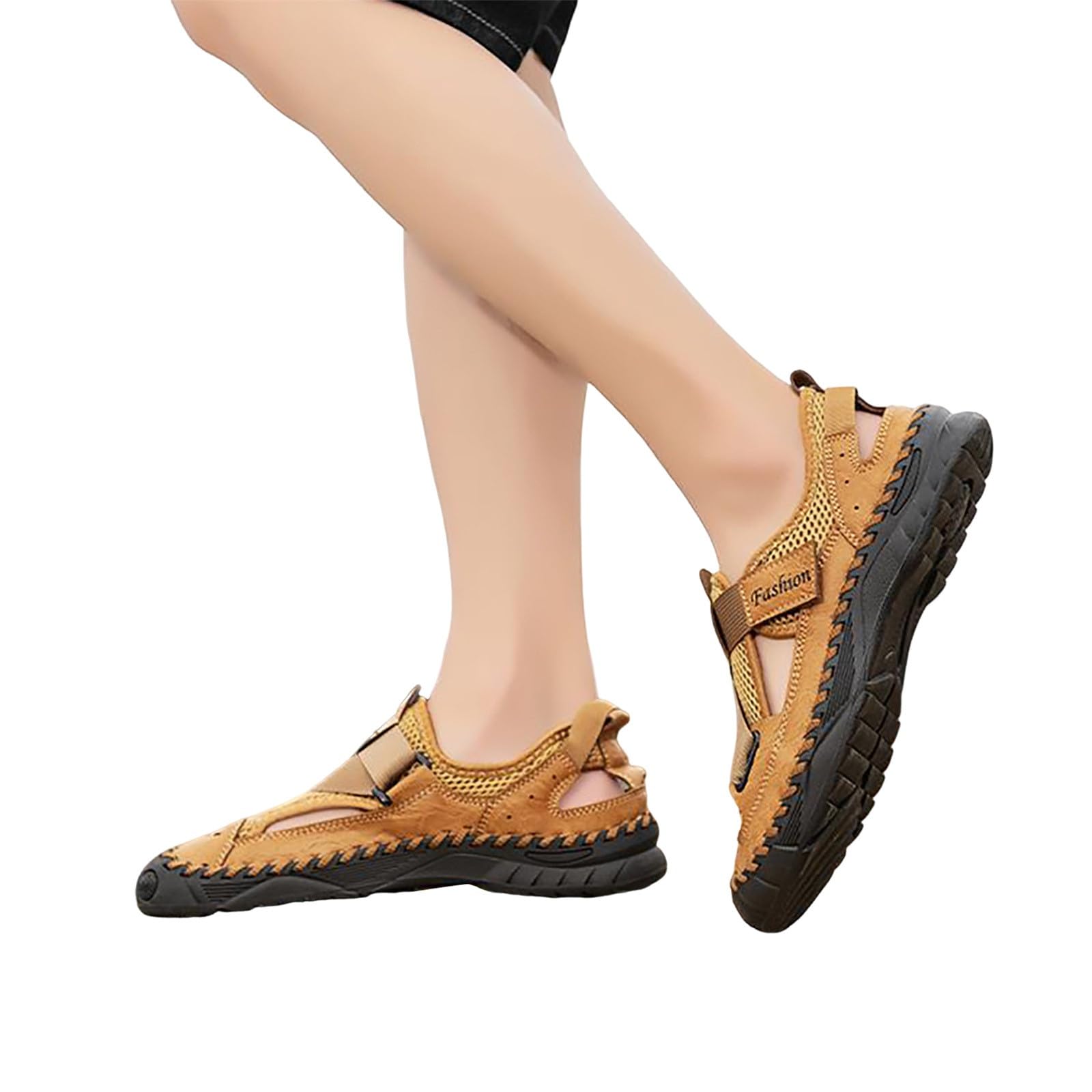 Sandalias de trekking para hombre, impermeables, ortopédicas, para verano