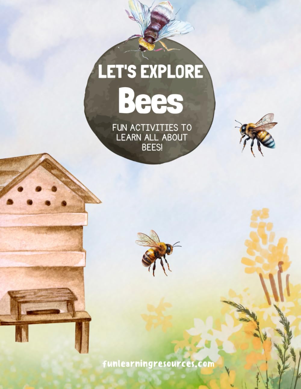 Let's Explore Bees Colour Activity Book: Fun Learning Resources (Let's Explore Workbooks)
