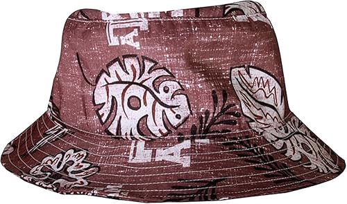 Wes and Willy Sombrero de pescador floral vintage hawaiano para hombre