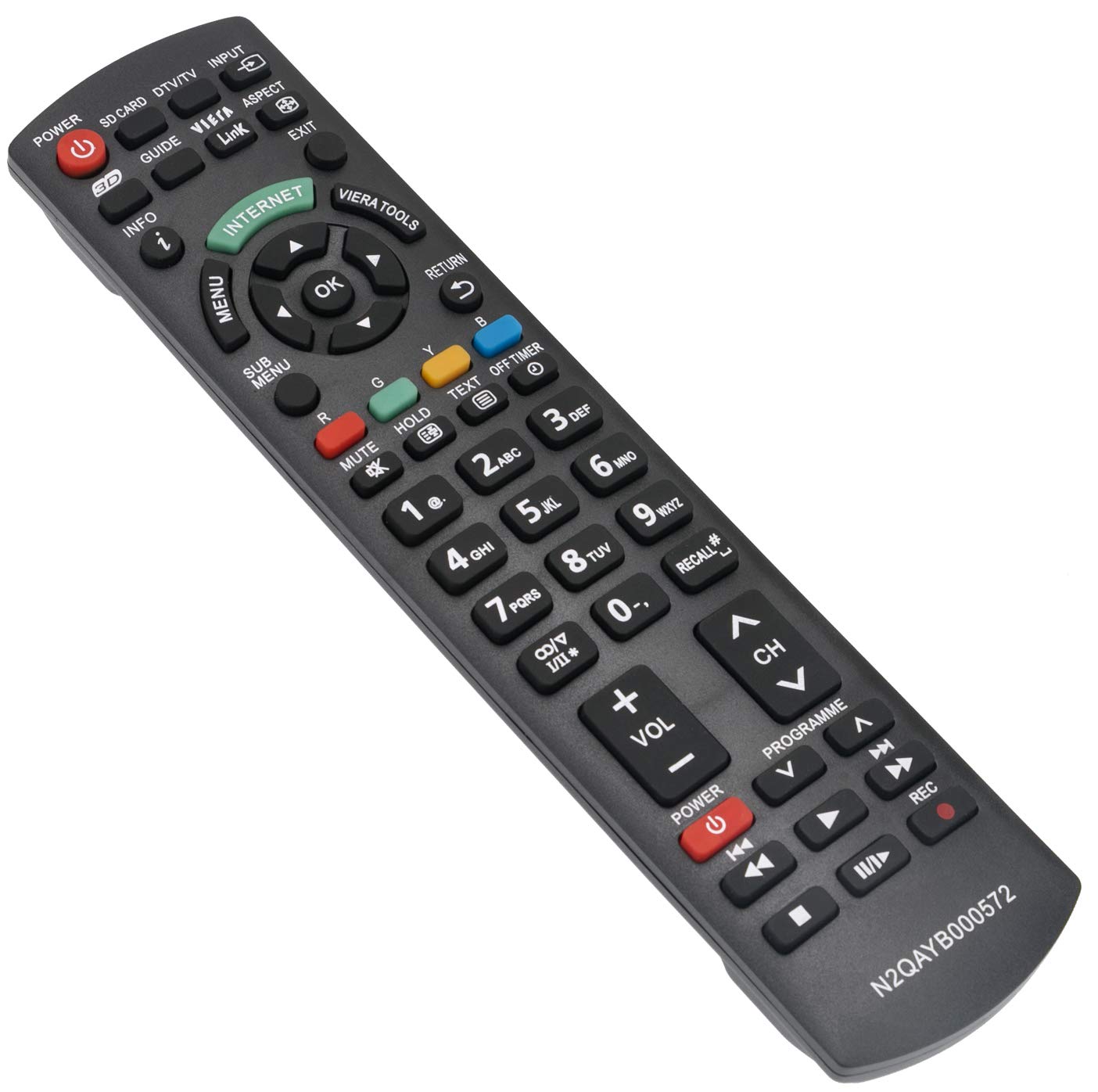 Télécommande Neuve Pour TV Panasonic TX-P46VT20 - Remplacement Compatible