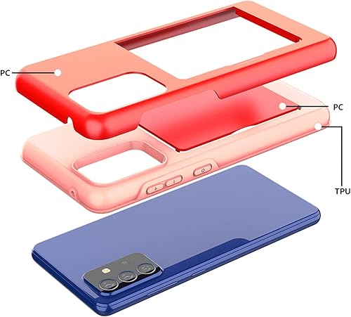 Miniatura 6 de Asuwish Funda compatible con Samsung Galaxy A52 5G4G y protector de pantalla de vidrio templado, accesorios de celda, soporte para tarjetas de