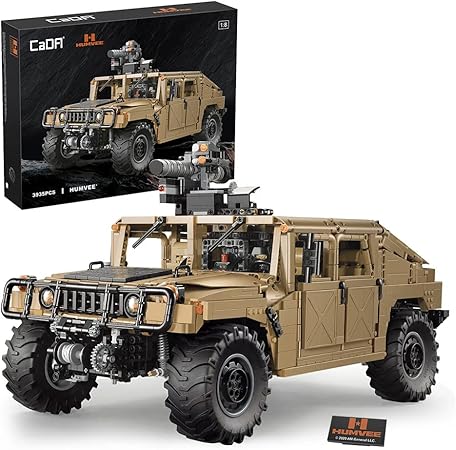 Amazon Co Jp Cada ブロックキット Humvee正式ライセンス 軍用トラック ハンヴィー 3 935ピース 最長辺52cm 別売パーツでラジコン化可能 おもちゃ