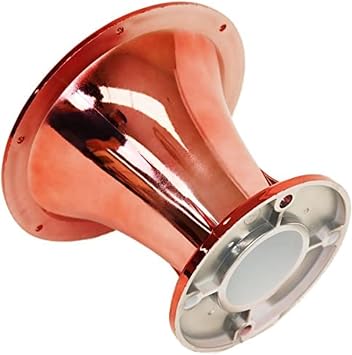 DEEJAY LED TBH2INHORNWHRED Bolt-on Horn Flare with 2-inch Throat for 2-inch Compatible High Frequency Drivers - White Red