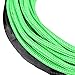 Green 50ft 1/4 inch 7000lbs Synthetic Winch Rope w/Rock Heat Guard Car SUV ATV UTV KFI Ramsey Truck