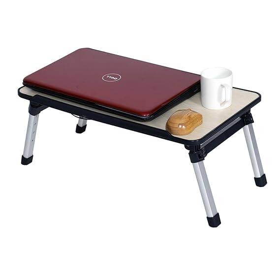 Paffy height adjustable foldable multi-function portable laptop table (black, Paffy-lt-hstyle-black-hi)