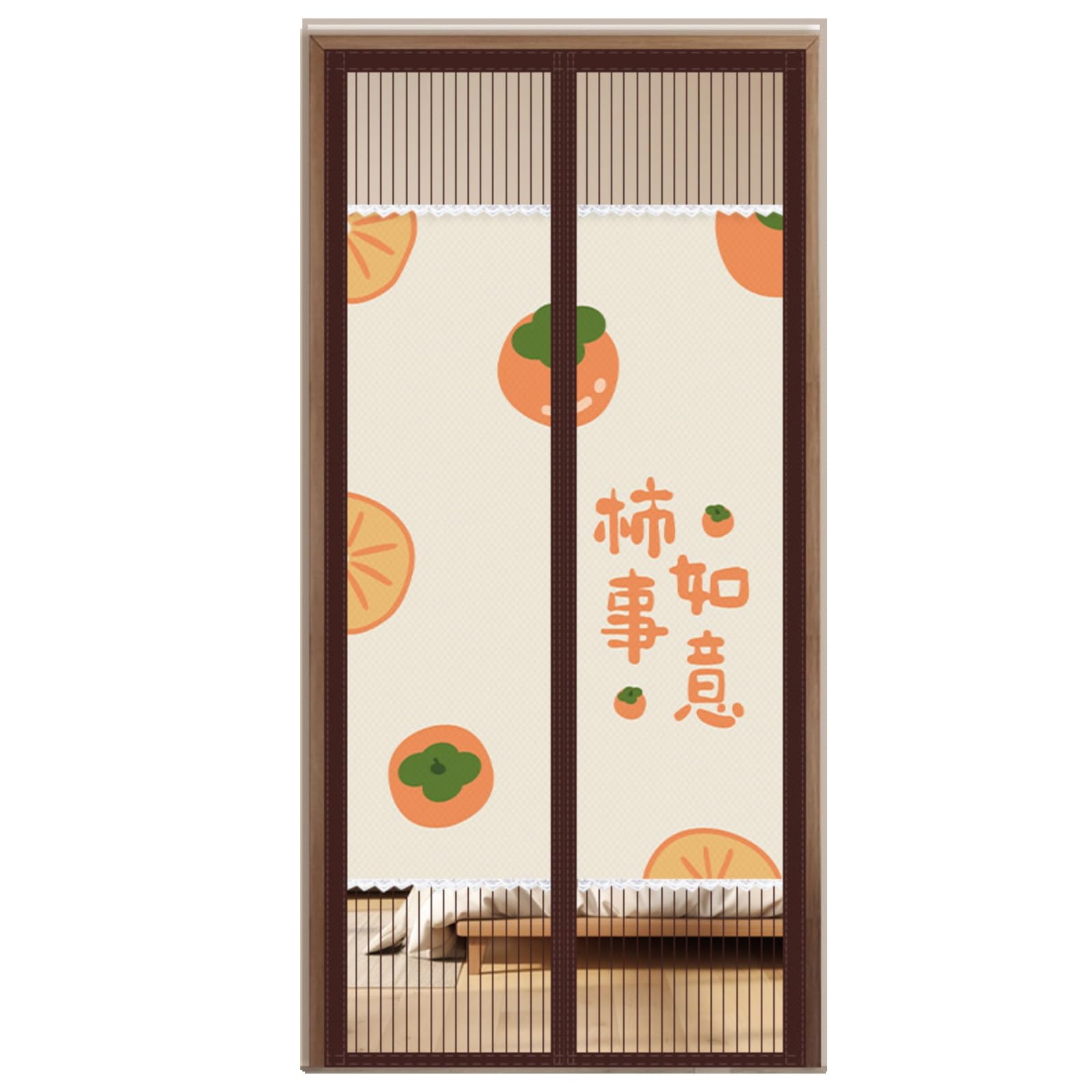 Moustiquaire de porte avec pare-soleil et protection visuelle pour un confort sur mesure