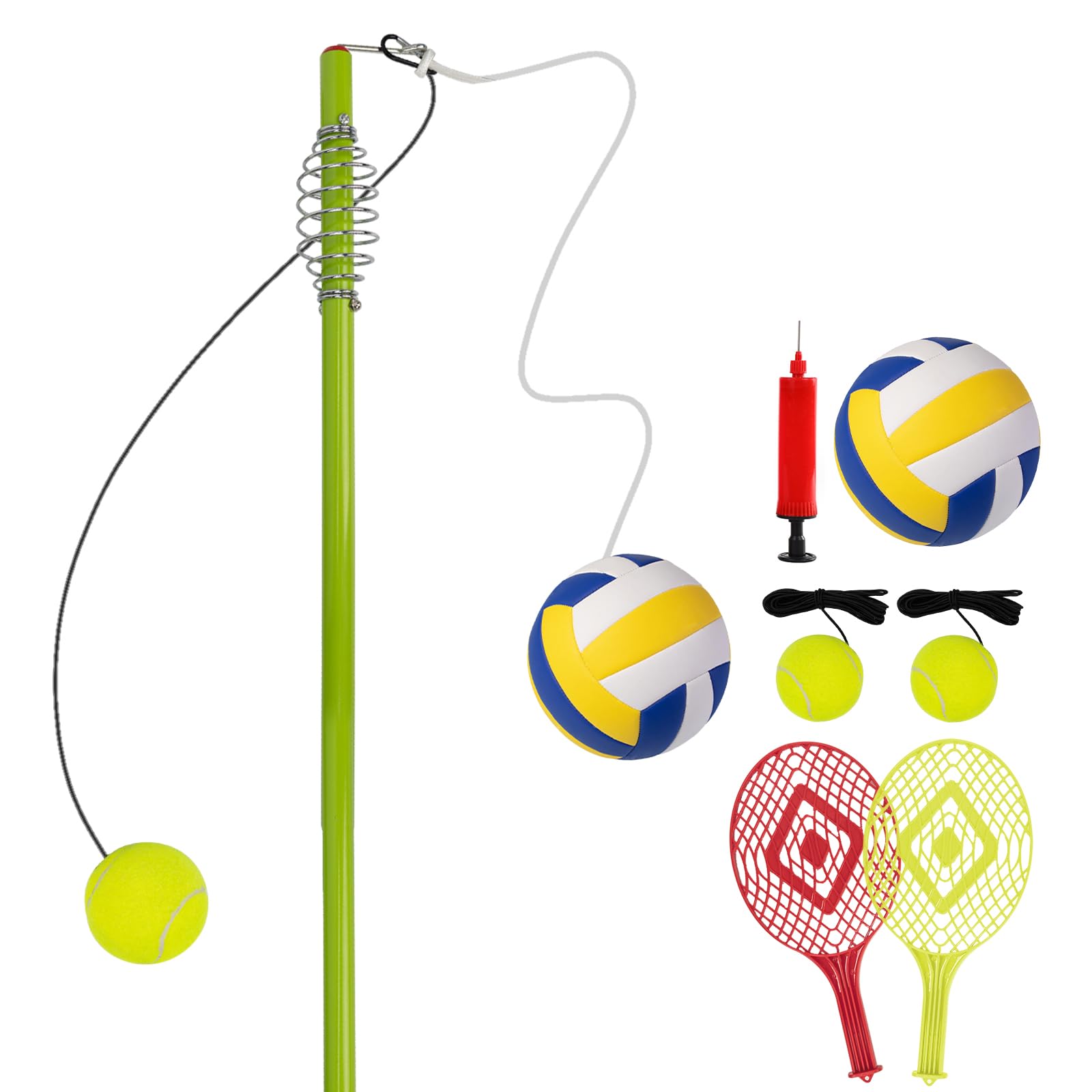 Photo 1 of **MISSING PARTS AND DAMAGED**SEE NOTES
JstFrU Tetherball Tennis&Tetherball Set