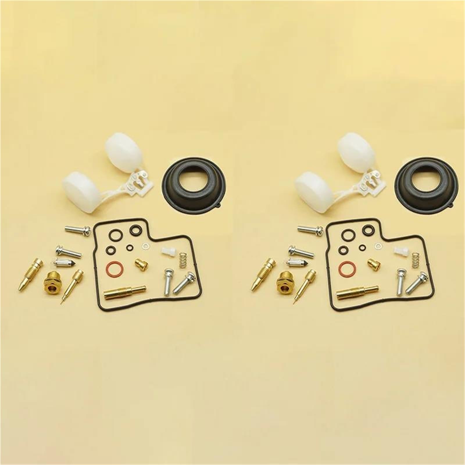 SHYYBD Carburetor Rebuild Motorcycle Carburetor Repair Kit For H&onda NT650V Deauville NT 650V Deauville 1998 1999 2000 2001 Carb Float Diaphragm(Set 4)