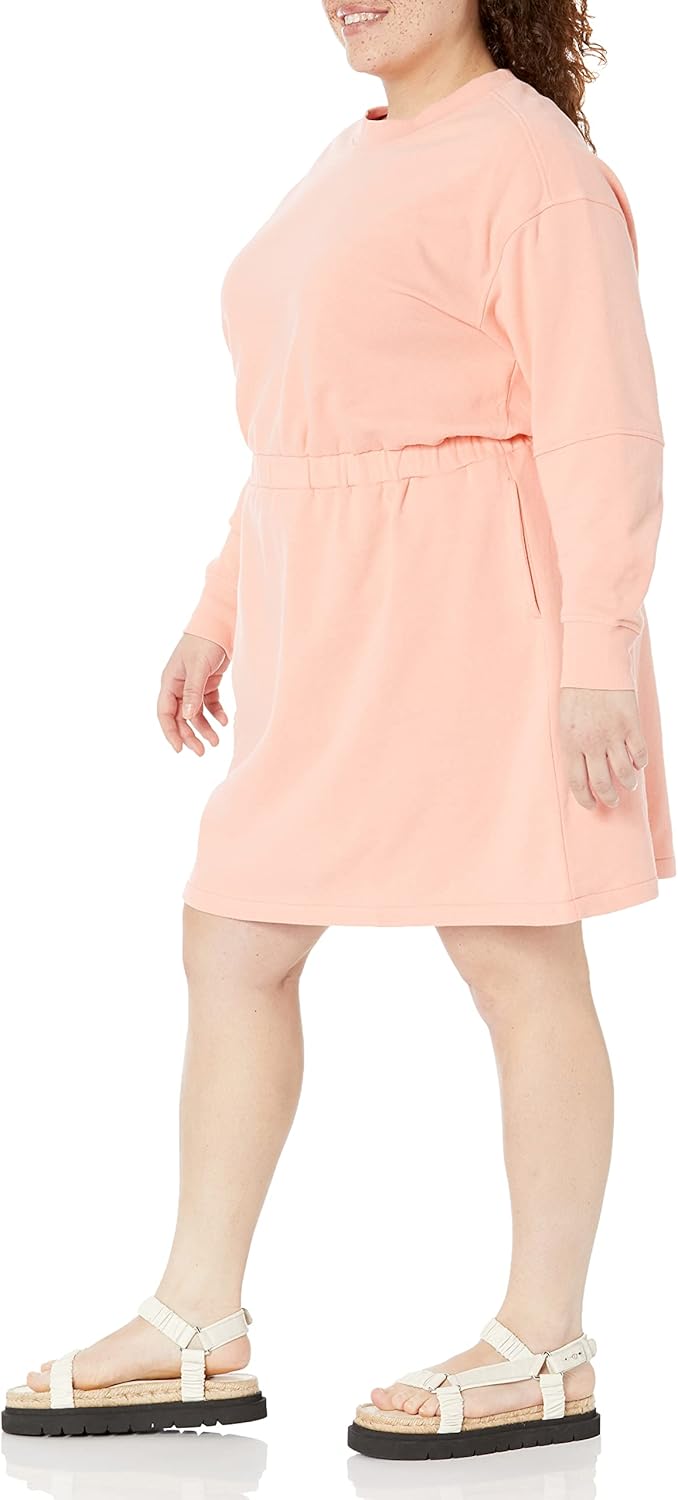 Amazon Essentials Women's Waisted Sweatshirt Dress (Available in Plus Size) - Image 7