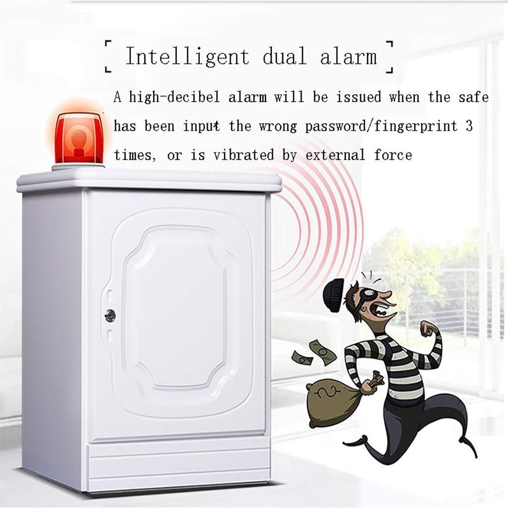 Safe Box，Household Password Wooden Shell Hidden Form Office Security Safes 55CM All Steel Inner Cabinet Can Be Fixed Into The Wall Mechanical Safe Deposit Box Safety Box