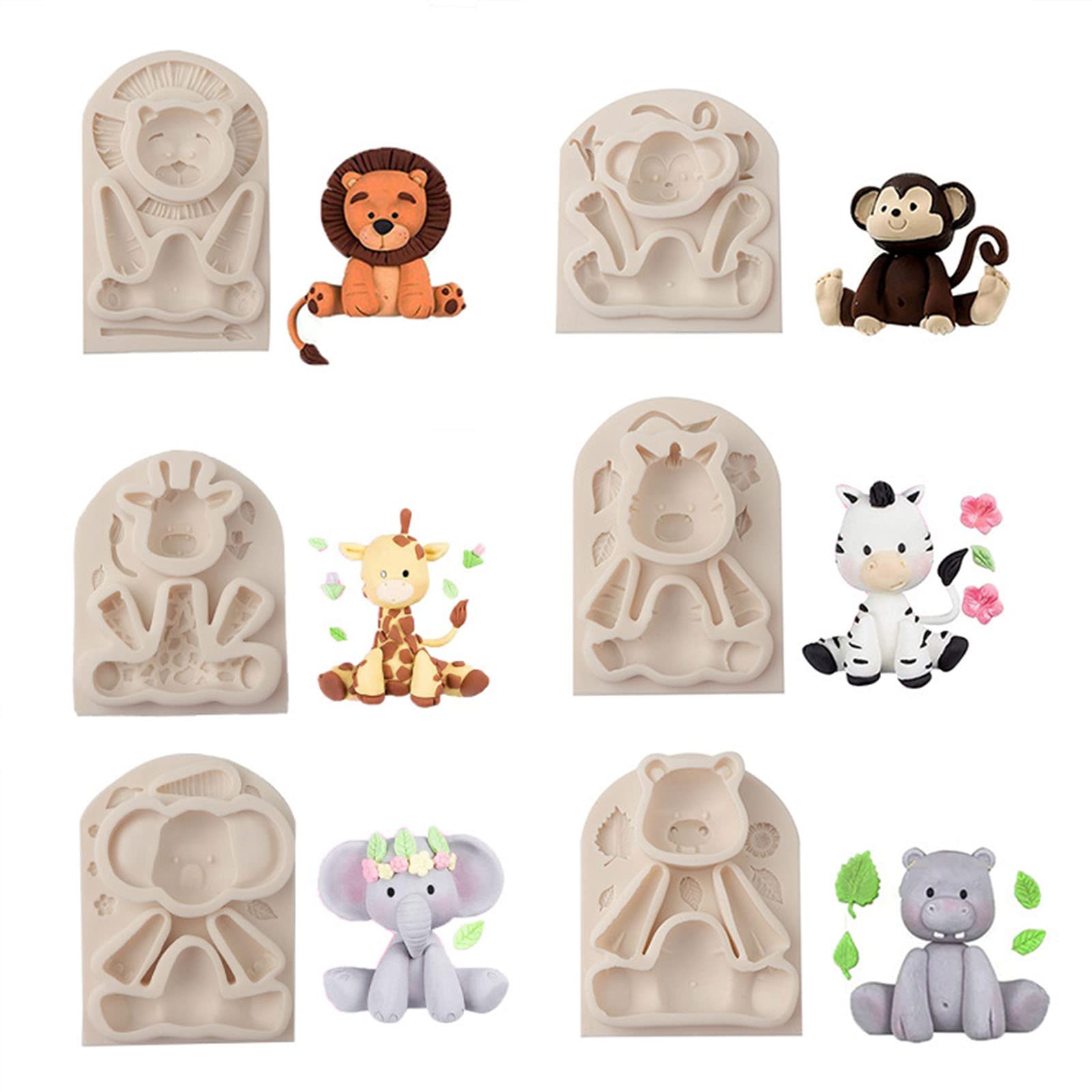 Duawenki Moule En Silicone En Forme De Girafe Pour Faire Du Savon