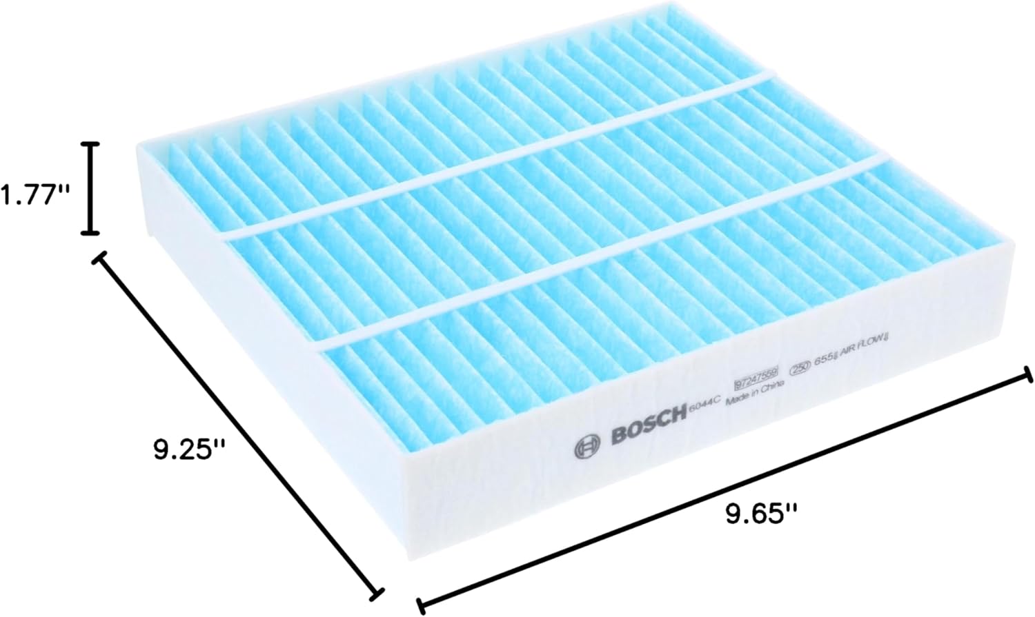 BOSCH 6044C HEPA Cabin Air Filter - Compatible with Select Mercedes-Benz ML320, ML350, ML430, ML500, ML55 AMG