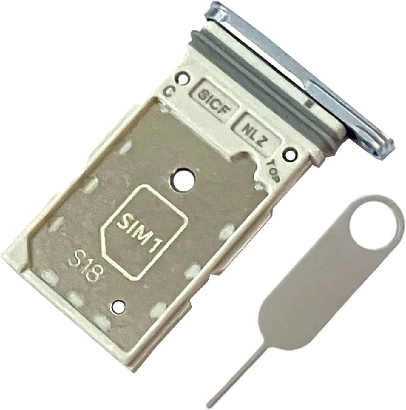 Dual SIM Card Tray Slot Holder Replacement for Samsung Galaxy S25/ S25+ (Navy)