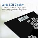 Prospo Weight Scale for body weight, LCD Panel, Electronic Weighing scale with thick tempered glass, High Precision Sensors accurate weight machine gallery image