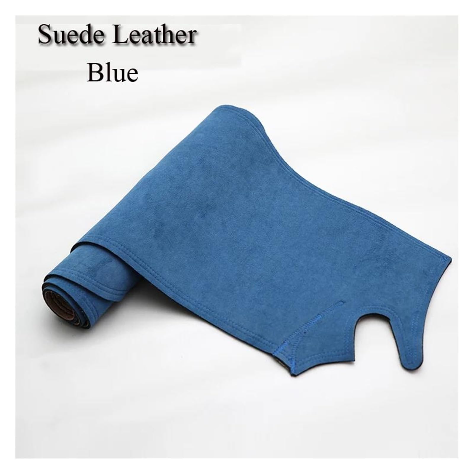 Tapis Tableau Bord intérieur Voiture Tapis Tableau Bord en Cuir Suédé pour BMW X1 IX1 2023 2024 U10 U11 Protection Solaire Accessoires Voiture(Bleu,RHD)