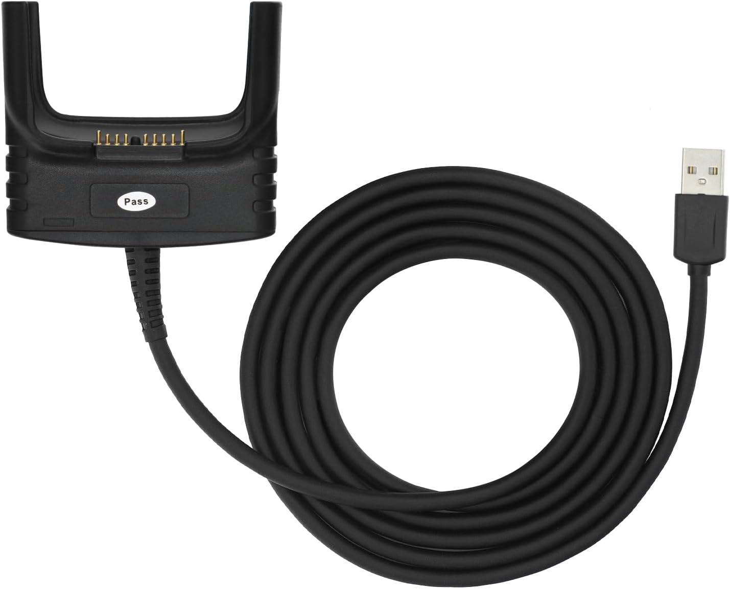 99EX USB Communications Cable with Charging Port for Dolphin 99EX 99GX Barcode Scanner, USB Port for Data Transfer and Need to Connect 3mm Round Hole Adapter 5V/3A for Charging (99EX-USB-1)