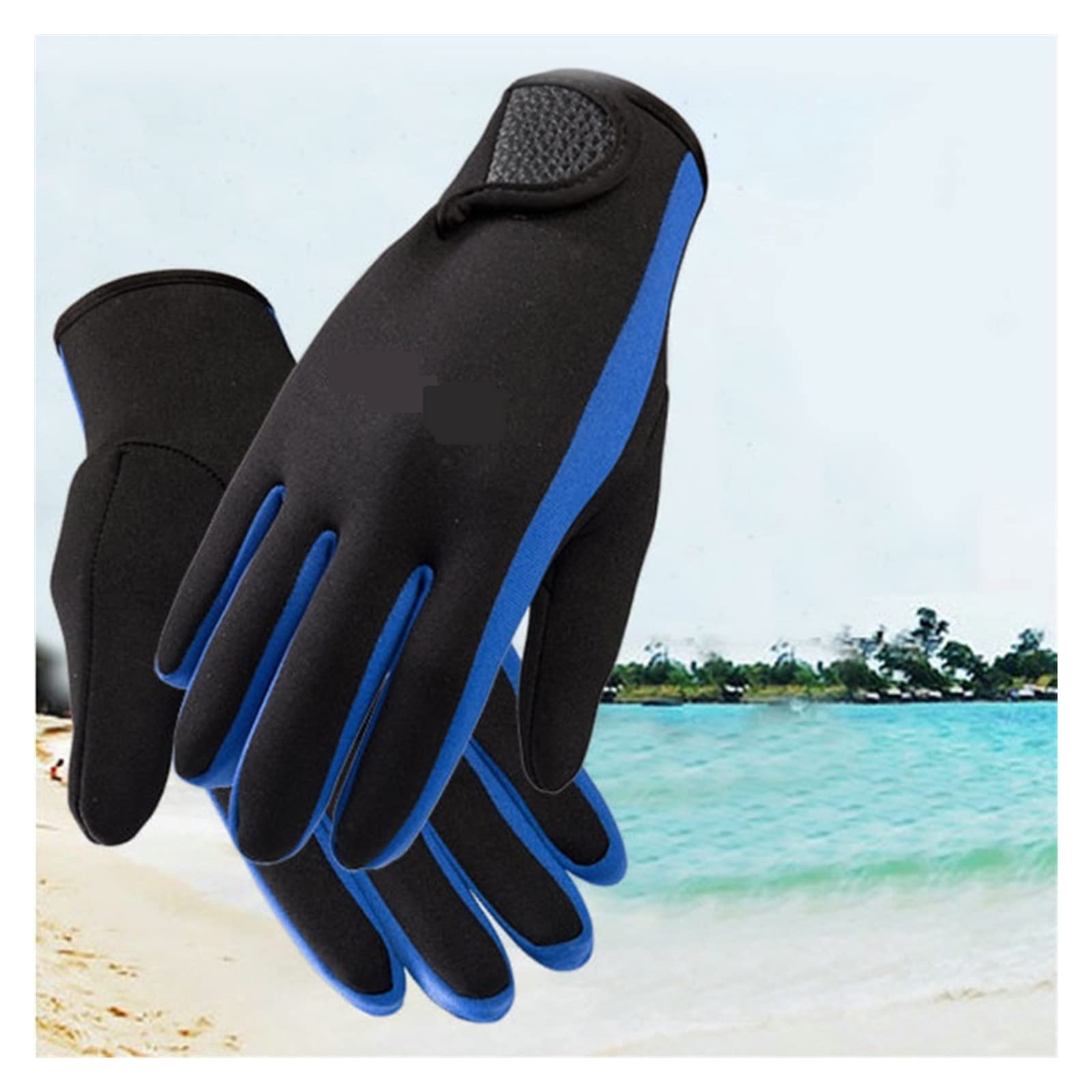 Guanti da nuoto e immersioni donna uomo in neoprene 1,5 mm con Magic Stick, guanti caldi antiscivolo, antifreddo