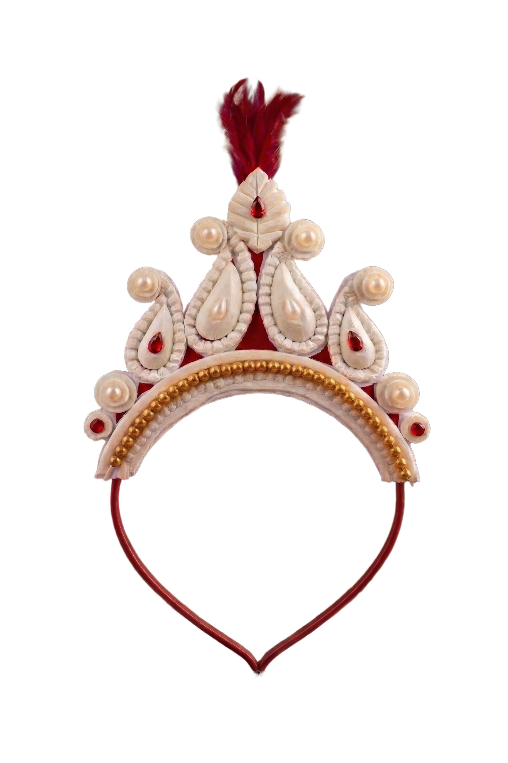 Baby Crown Mukut Lightweight Traditional Head Ornament for Annaprashan Rice Ceremony Naming Function Infant Celebration SL46-image-32
