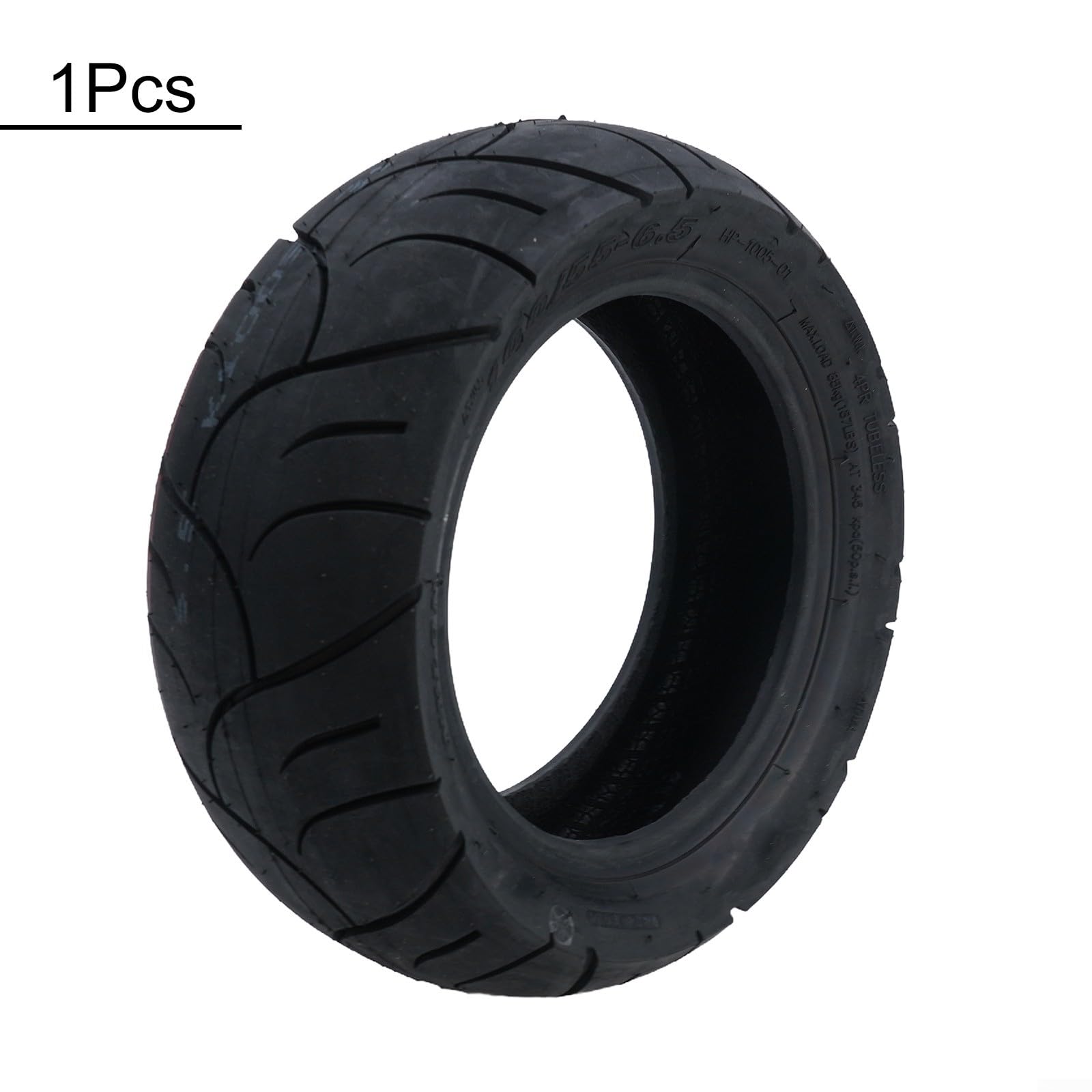 Pneumatico senza camera d'aria da 11 pollici 100/55-6,5 per Dualtron Ultra2 per scooter elettrico Kaabo Shock Absorption Gomma di ricambio nero 265x104mm Facile installazione Lunga durata della vita