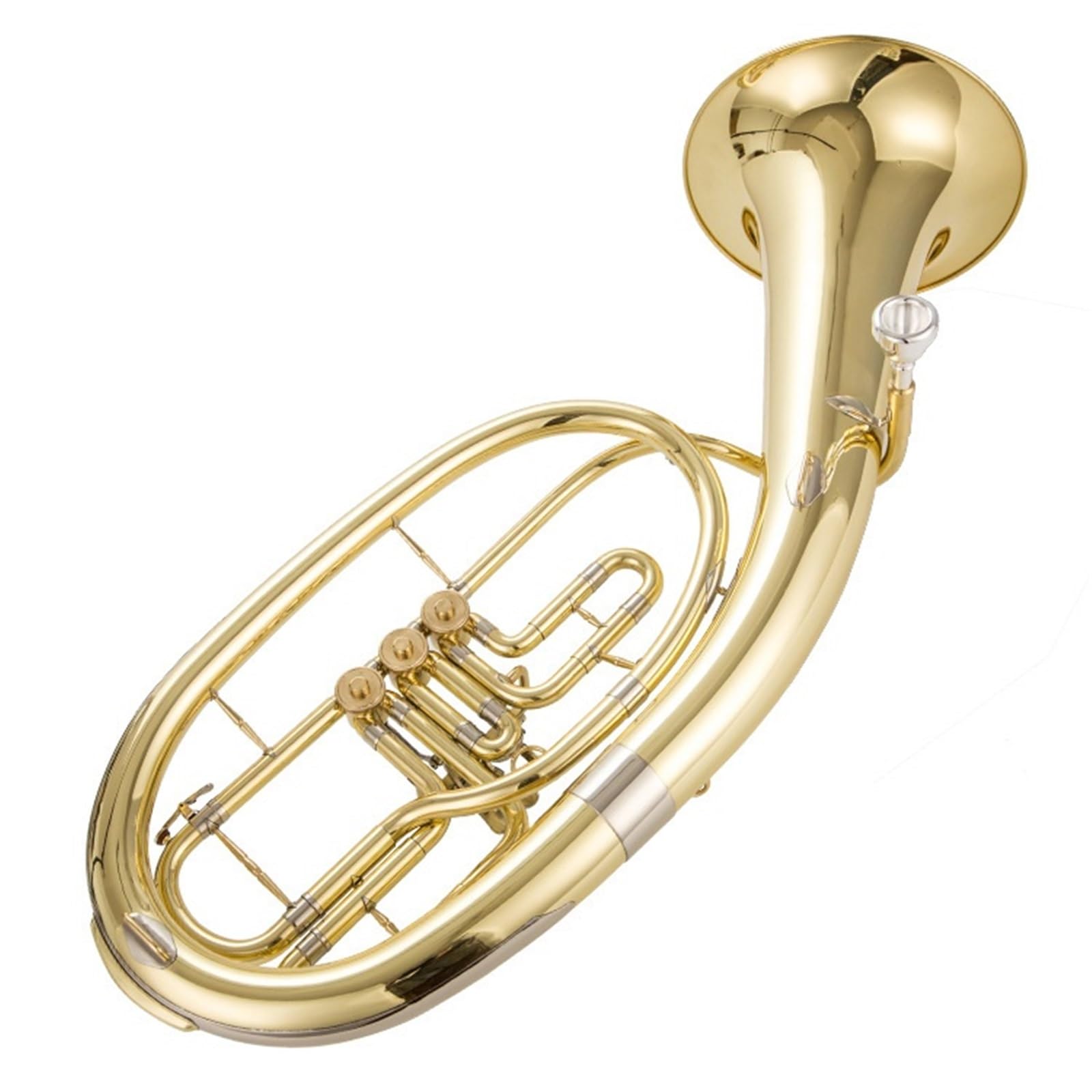 Eufonio Per Principianti Eufonio Bemolle Majo A Tre Chiavi In ​​si Bemolle Strumento Banda Ensemble