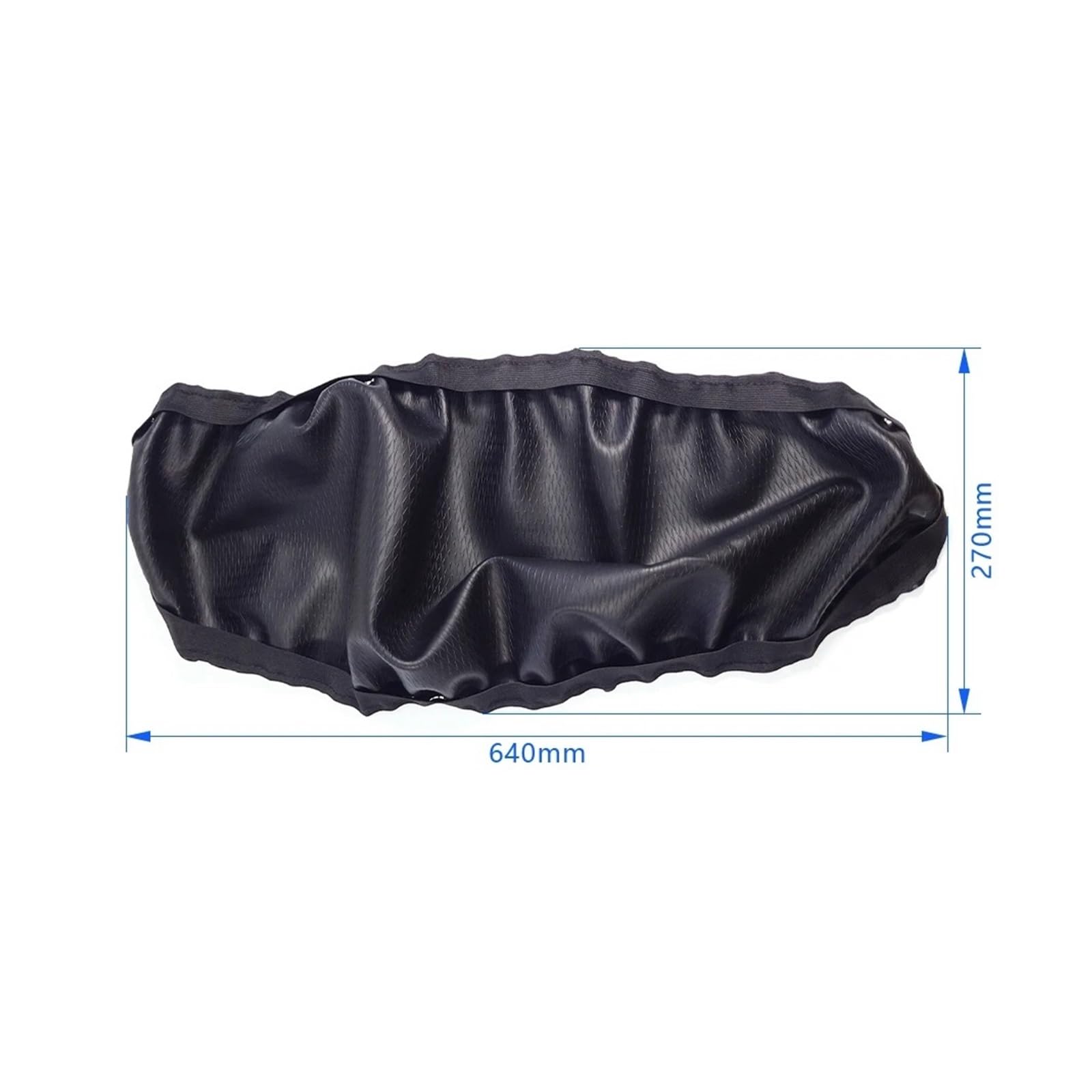 Cuscino per sedile moto Per Moto per Cuscino Sella Impermeabile per Coprisedile Pinza Soft-Grip originale a righe(Nero)