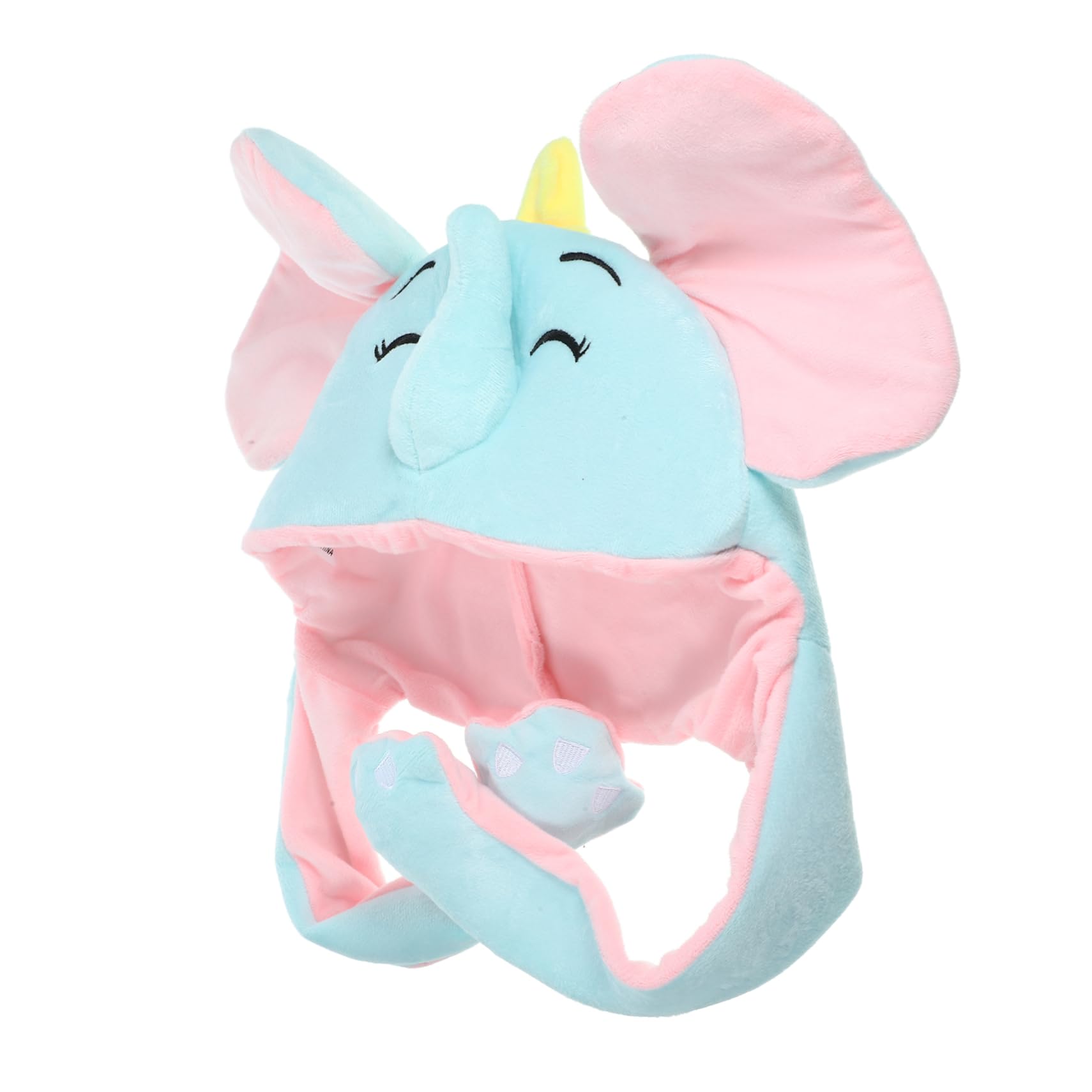 Ipetboom Sombrero De Elefante Para Fiesta Divertido Para Mujer Con Orejas Móviles Bonito Para Disfraz De Peluche