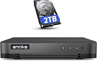 ANNKE 16CH 1080P Lite 5-in-1 Hybrid DVR with 2TB HDD, AI Human/Vehicle Detection, H.265+ Compression & Remote App Access