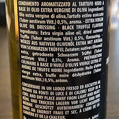 Set Tartufo Nero: Spolverata 100 gr e Condimento a base di olio extra vergine di oliva 100 ml