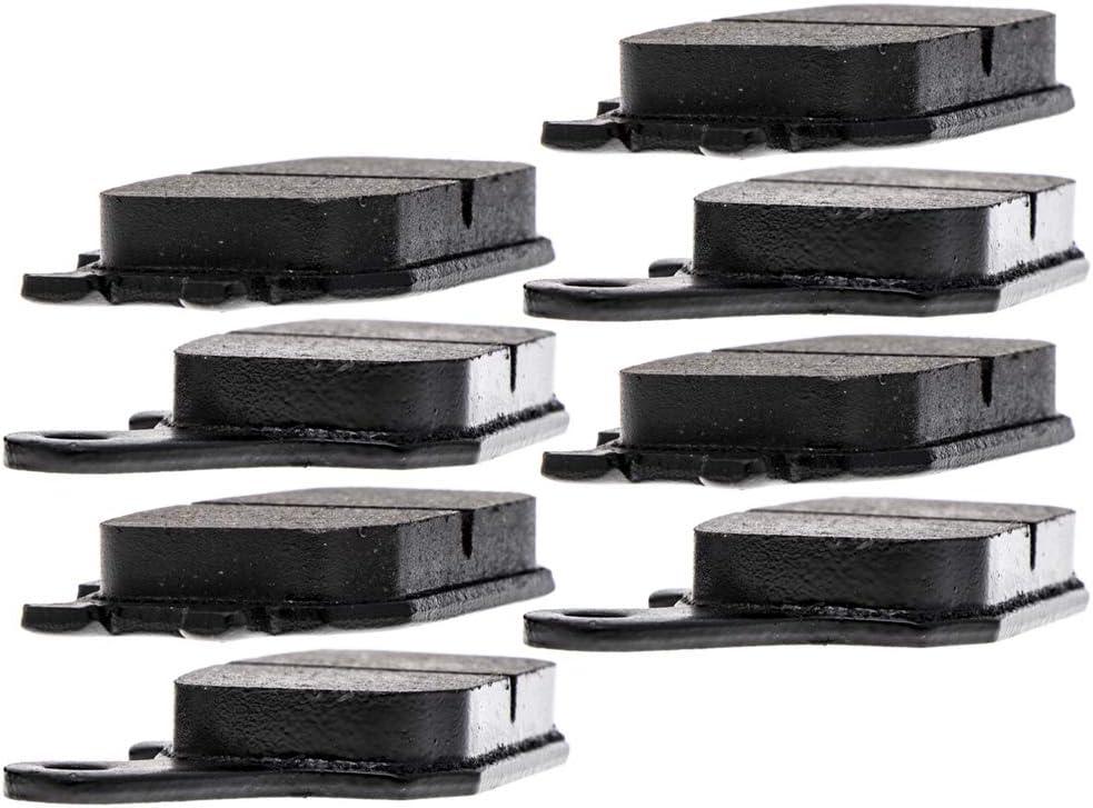 NICHE Brake Pad Set for Suzuki SV650S Honda CBR600RR CBR1000RR Yamaha YZF R6S Rear Semi-Metallic 4 Pack