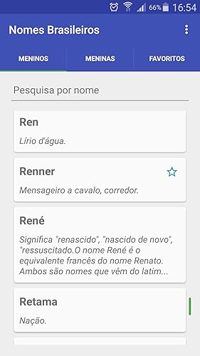 Nomes Brasileiros Significados