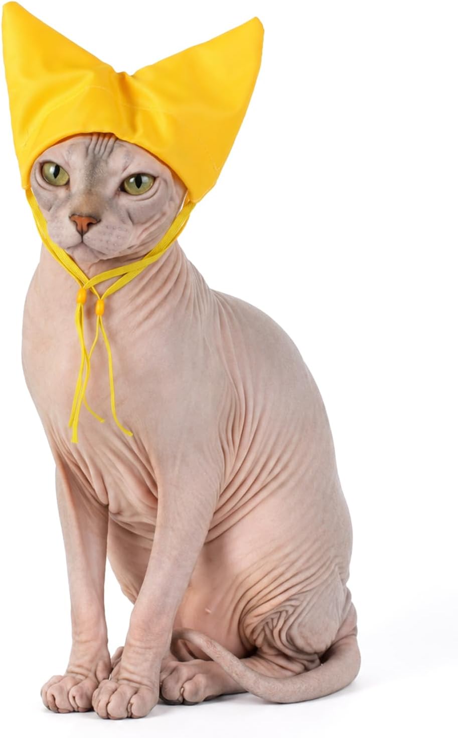 Ymapinc Pet Shower Cap for Cat, Reusable Small Dogs Ear Protector - Yellow