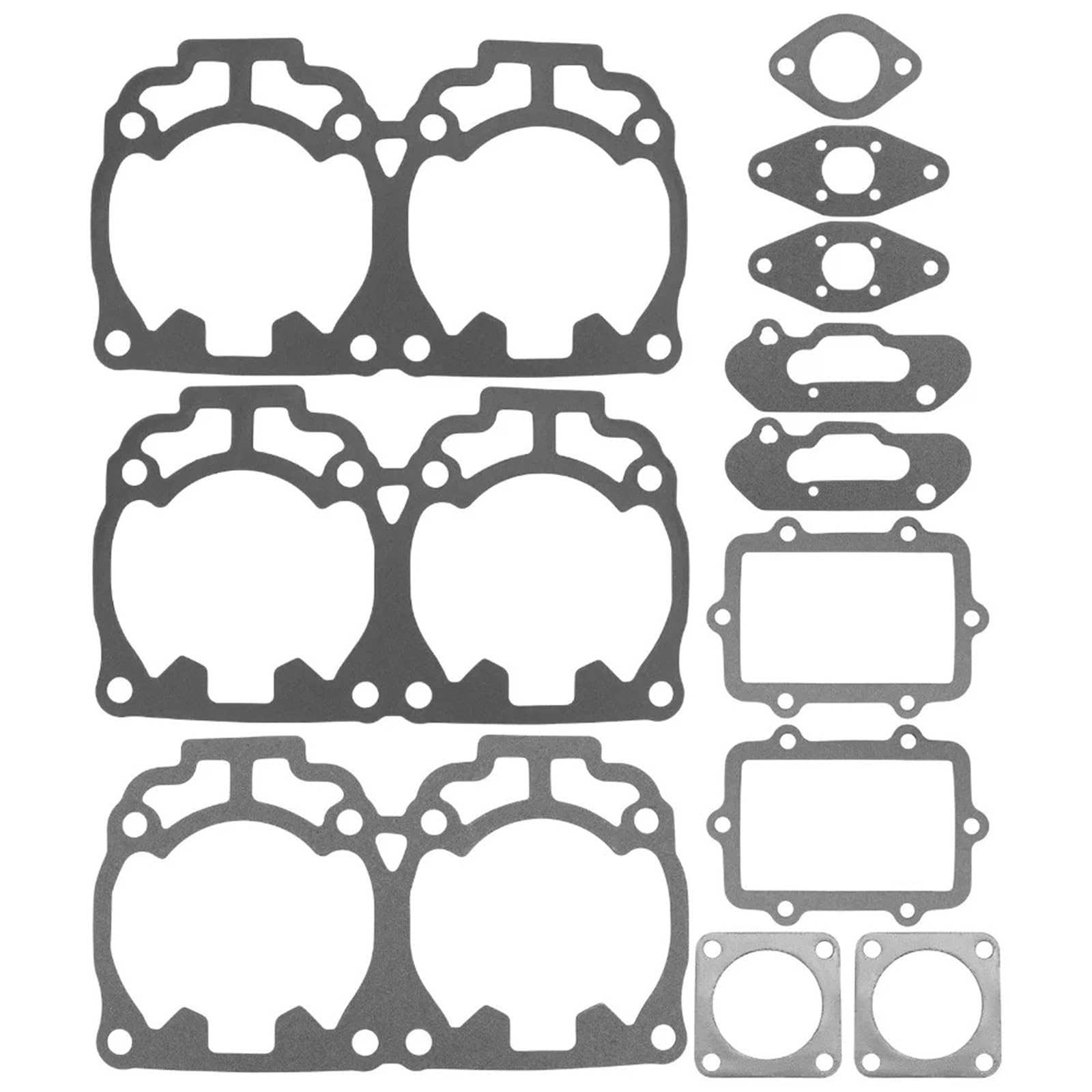 Guarnizione motore moto Kit guarnizioni estremità superiore per scarico aspirazione base testa Ski-Doo MXZ 600 HO SPI Guarnizioni
