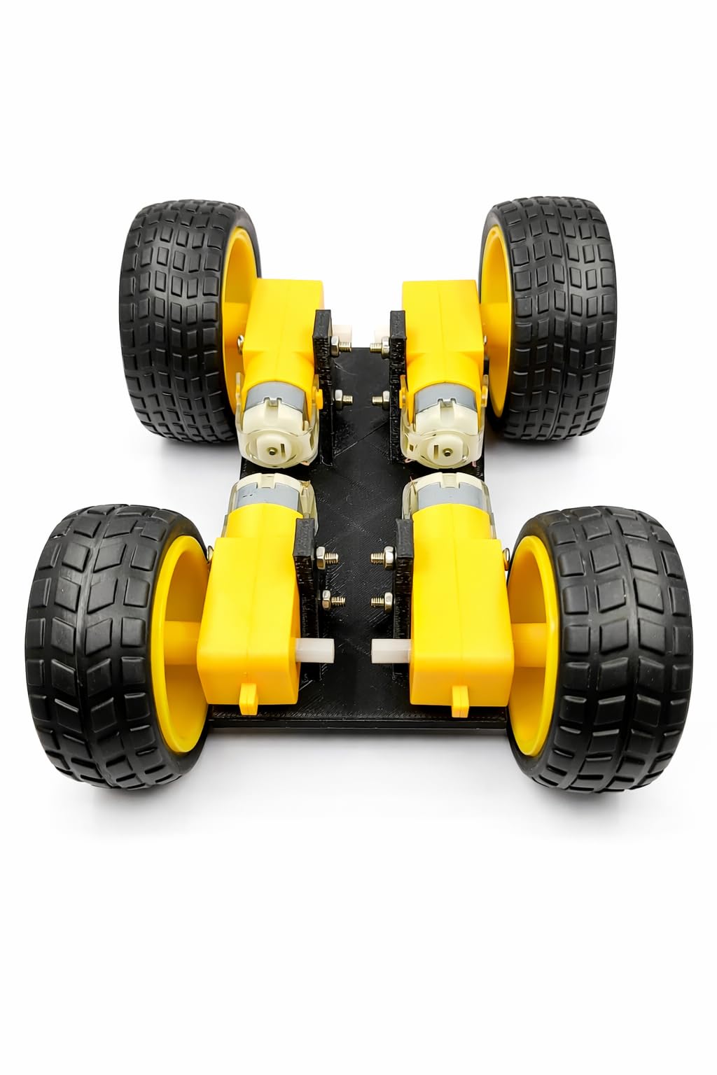BO DC Gear Motor with 65mm Yellow Wheel Set (4 Motors + 4 Wheels) for Smart Robot Car, Arduino, DIY Robotics Projects 2