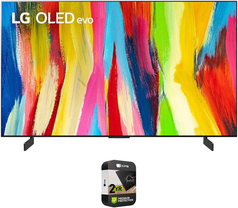 LG OLED65C2PUA 65 Inch HDR 4K Smart OLED TV (2022) Bundle with Premium 2 YR CPS Enhanced Protection Pack