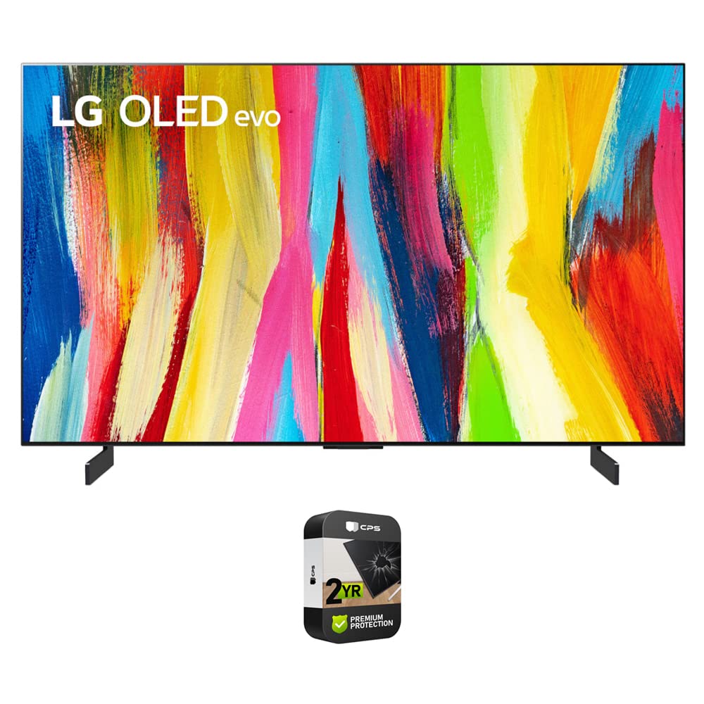LG OLED65C2PUA 65 Inch HDR 4K Smart OLED TV (2022) Bundle with Premium 2 YR CPS Enhanced Protection Pack