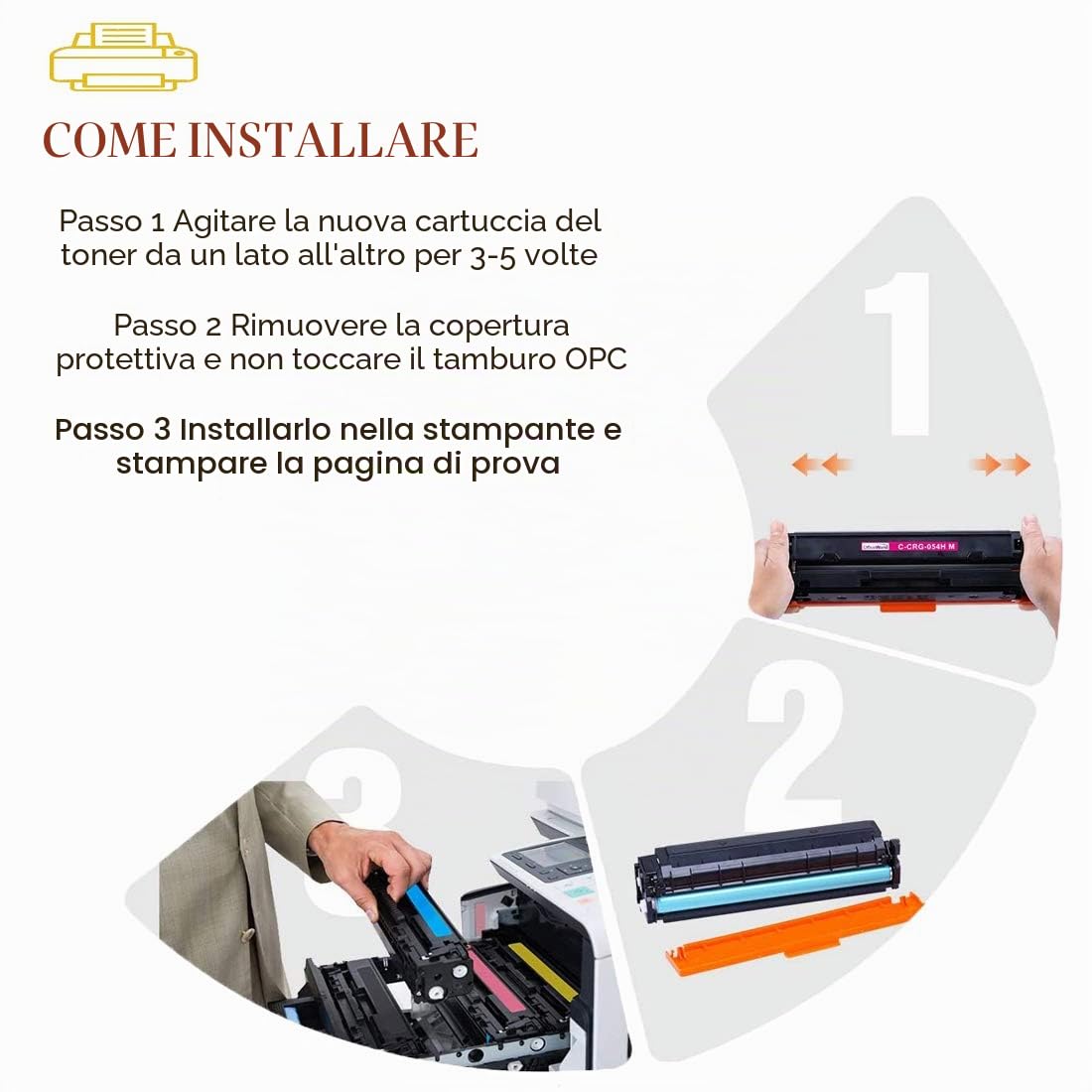 Compatibile Cartuccia di Toner per Ricoh M C250FWB P C301W Stampanti, 6900 & 6300 Pagine，408336 408337 408338 408339 ( BK/C/M/Y )