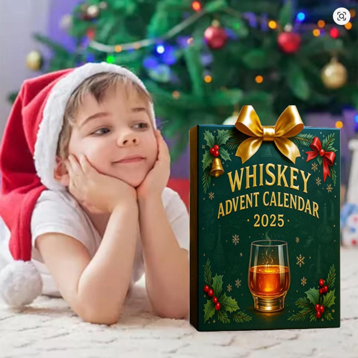 Calendario Dell'Avvento Del Whiskey  A 2025 - 24 Giorni Di Degustazioni Di Whisky Premium Conto Alla Rovescia Per~p165830079