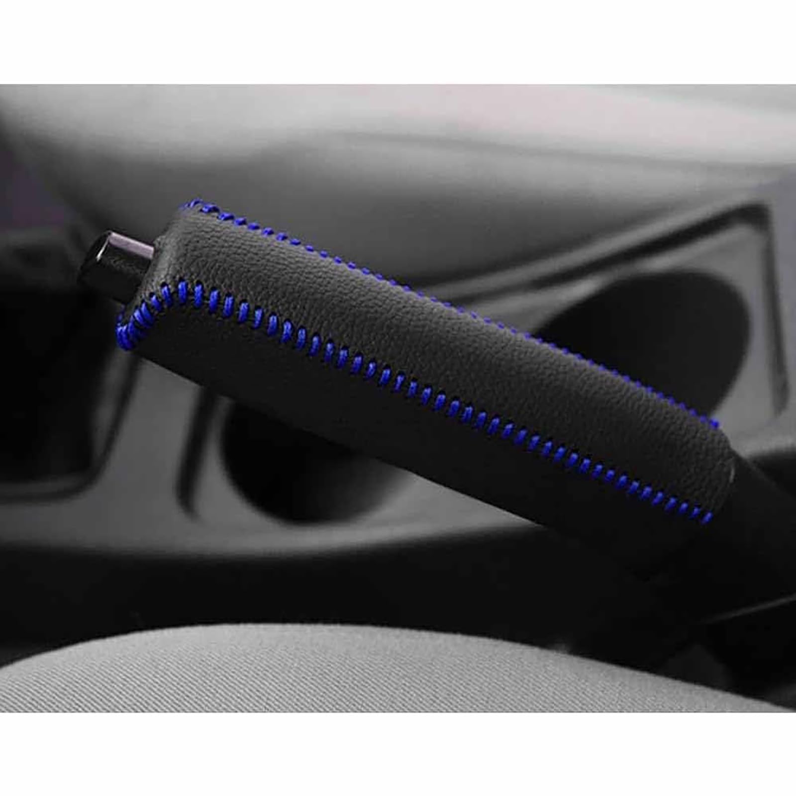 HLBLLRUXT For Lexus ES300H GS300 Handbrake Cover Premium Handbrake Sleeve Anti-Slip Car Hand Brake Grip Protector Stylish Interior Accessory,B